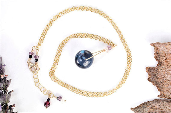 London Blue Topaz on Gold