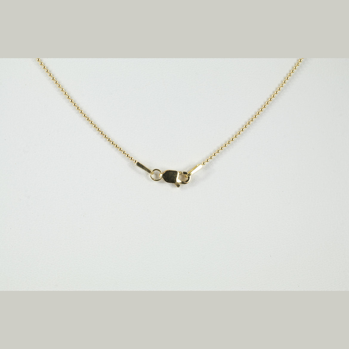 Ceremonial Tibetan Turquoise on 18K Gold Bead Chain