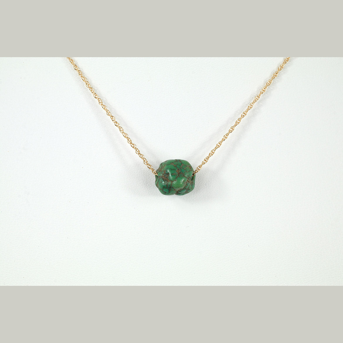 Ceremonial Tibetan Turquoise on Gold