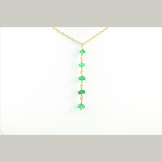 Colombian Emerald Waterfall Necklace