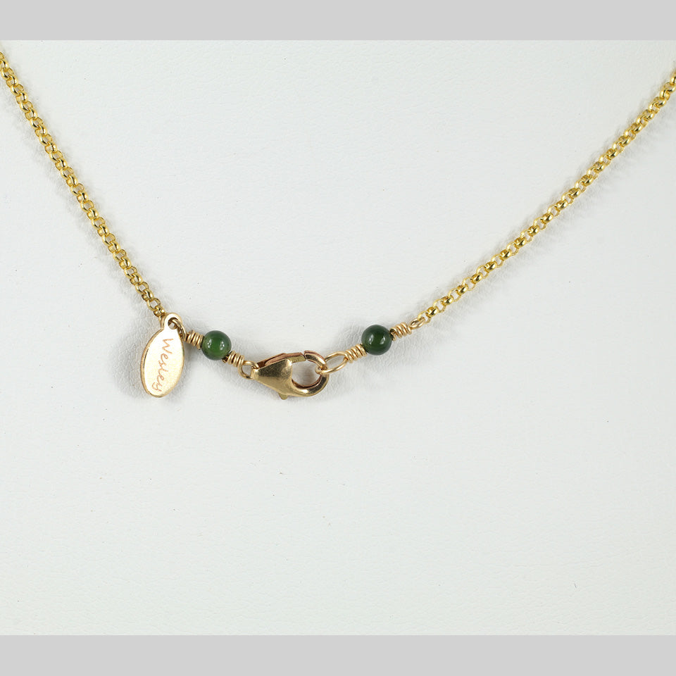 Natural Herkimer Diamond Heart Necklace