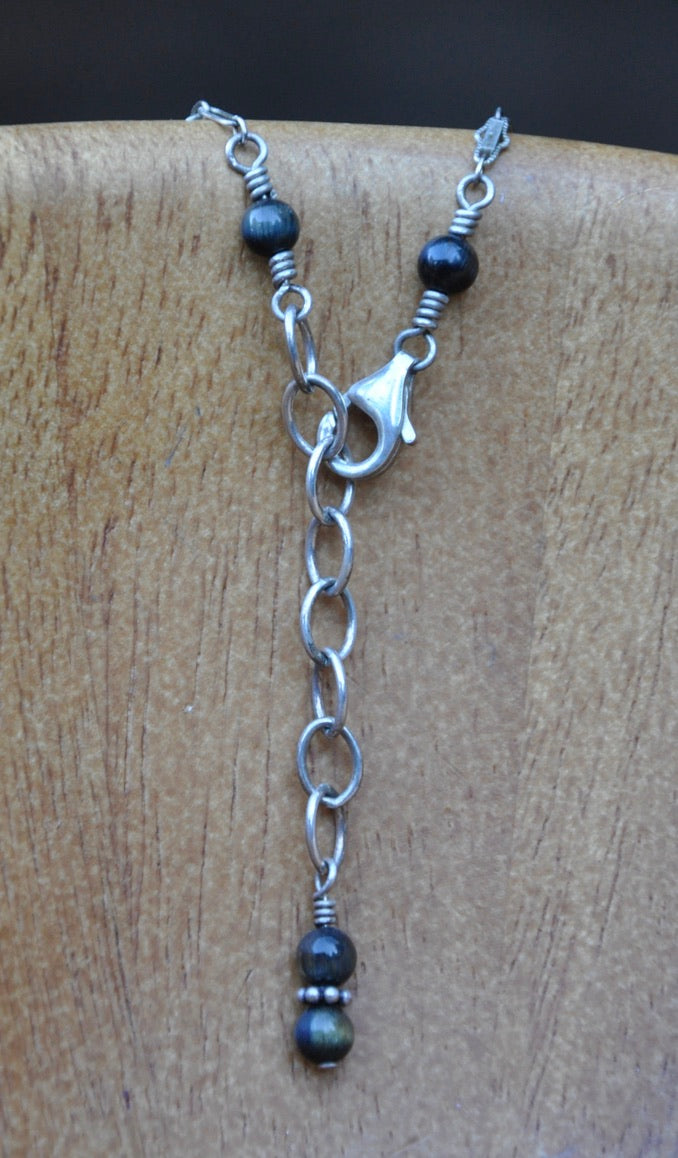 Vintage Genuine Lucky Four Leaf Clover Necklace