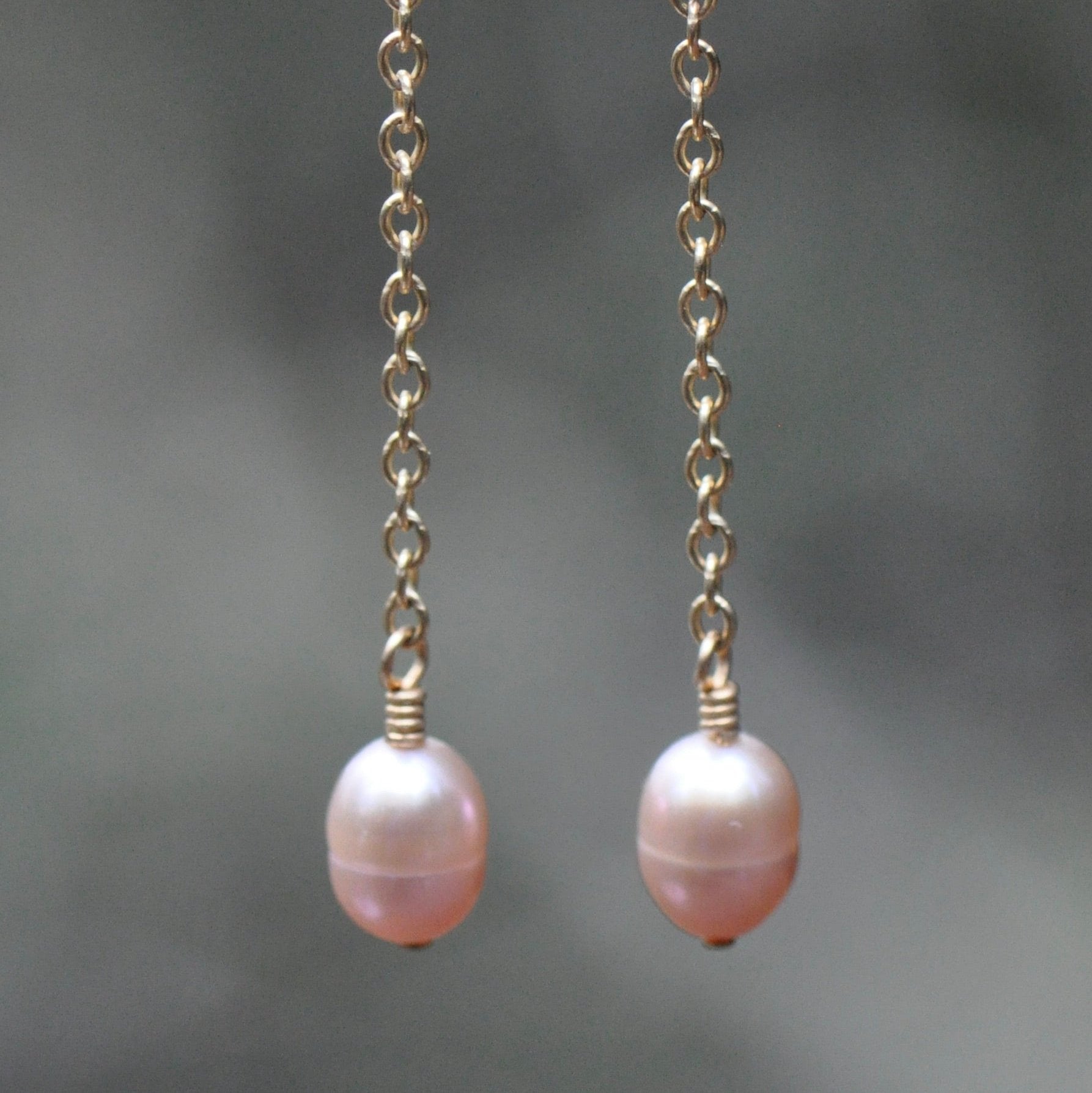 Blush Pearl Long earrings