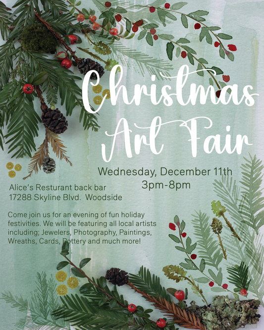 Christmas Art Fair 12/11 from 3-8pm