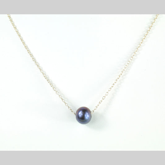 Purple Freshwater Pearl Necklace