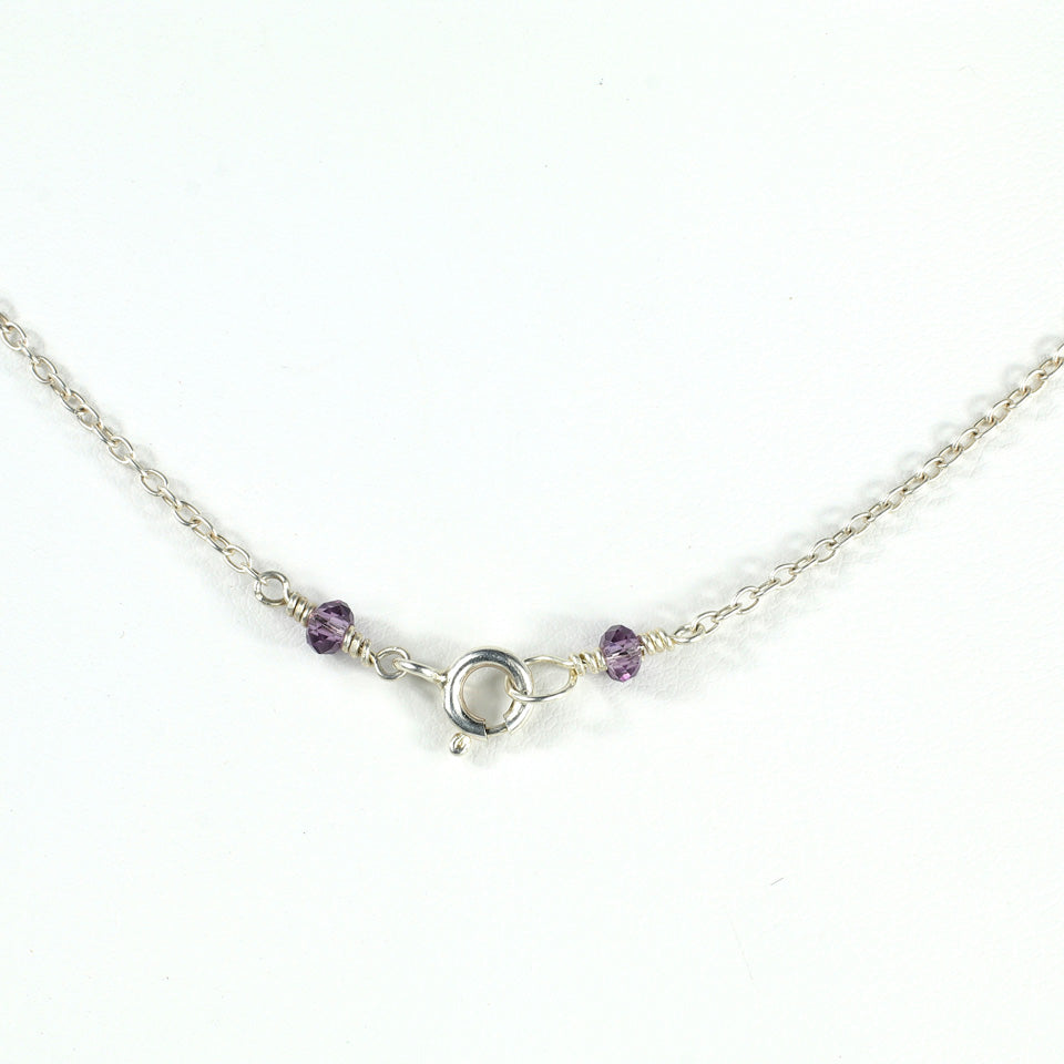 Purple Freshwater Pearl Necklace