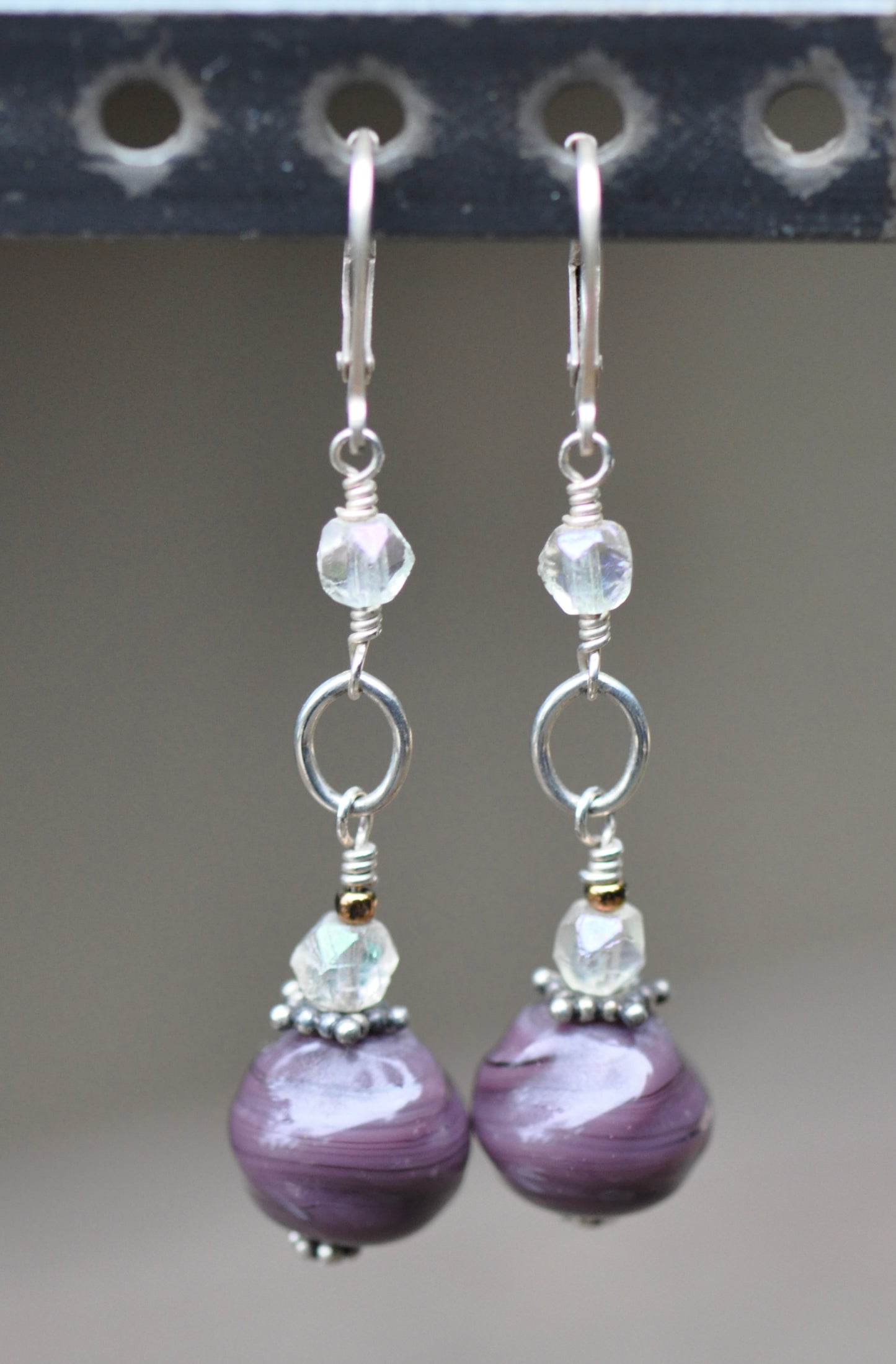 Vintage Glass Bead Earrings